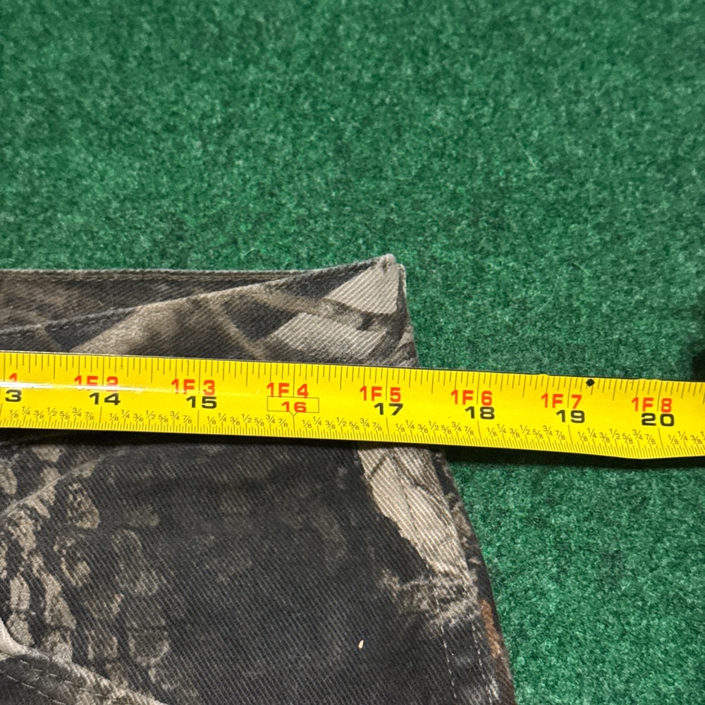 Vintage Wrangler Realtree Pro Gear 34x30 Camo Wide Leg Baggy Hip Hop Pants - Picture 5 of 10